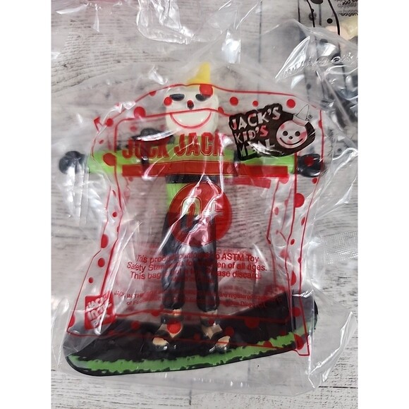 Jack in the Box 1999 "Jock Jack" Complete Set of 7 Toys SEALED y2k Kids Meal - Picture 2 of 8